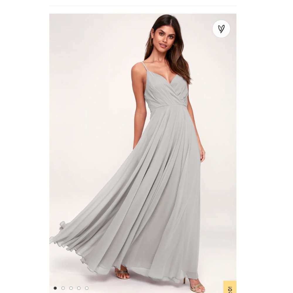 All About Love Light Grey Maxi Dress
